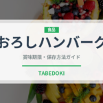おろしハンバーグ（洋食）の賞味期限と正しい保存方法