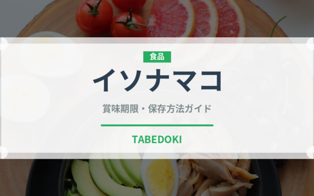 イソナマコ（棘皮動物）の賞味期限と正しい保存方法｜鮮度を長持ちさせるコツ