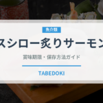 スシロー炙りサーモン（回転寿司）の賞味期限と正しい保存方法