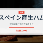 スペイン産生ハム（ハム・ソーセージ）の賞味期限と正しい保存方法