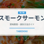 スモークサーモン（輸入食品）の賞味期限と正しい保存方法