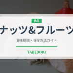 ナッツ&フルーツ（ナッツ）の賞味期限と正しい保存方法