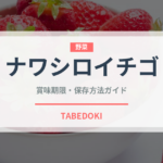 ナワシロイチゴ（ベリー類）の賞味期限と正しい保存方法｜鮮度を長持ちさせるコツ