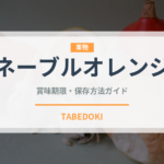 ネーブルオレンジ（果物）の賞味期限と正しい保存方法｜鮮度を長持ちさせるコツ