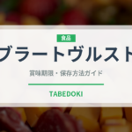 ブラートヴルスト（世界の料理）の賞味期限と正しい保存方法