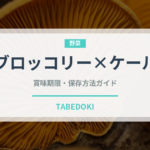 ブロッコリー×ケール（珍しい野菜）の賞味期限と正しい保存方法