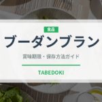 ブーダンブラン（加工肉）の賞味期限と正しい保存方法