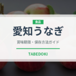 愛知うなぎ（鰻・穴子・鱧）の賞味期限と正しい保存方法