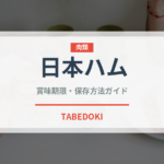 日本ハム（ハム・ソーセージ）の賞味期限と正しい保存方法｜鮮度を保つコツ