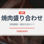 焼肉盛り合わせ（肉料理）の賞味期限と正しい保存方法