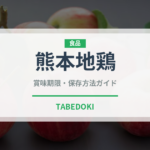 熊本地鶏（高級肉・銘柄肉）の賞味期限と正しい保存方法