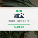 雄宝（果物）の賞味期限と正しい保存方法｜長持ちさせるコツ