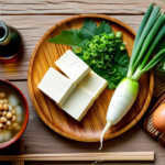 和食の食材が美しく並んだ日本の食卓