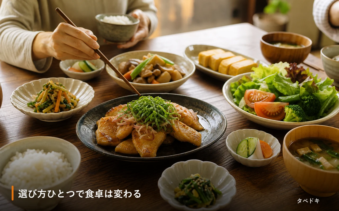 選び方ひとつで食卓は変わる