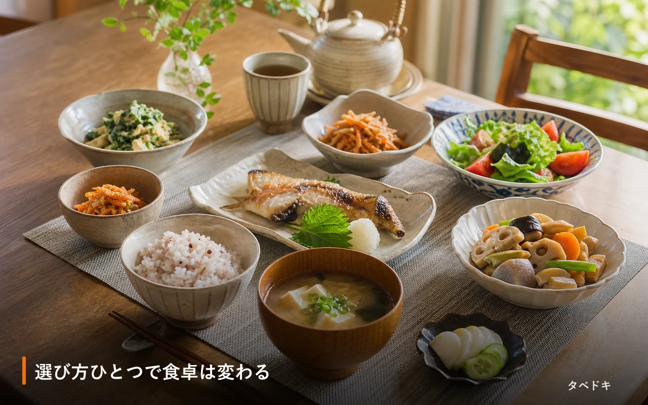 選び方ひとつで食卓は変わる