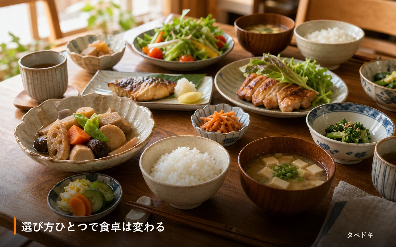 選び方ひとつで食卓は変わる