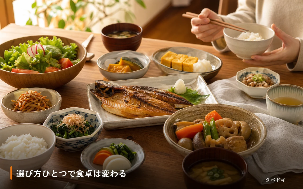 選び方ひとつで食卓は変わる