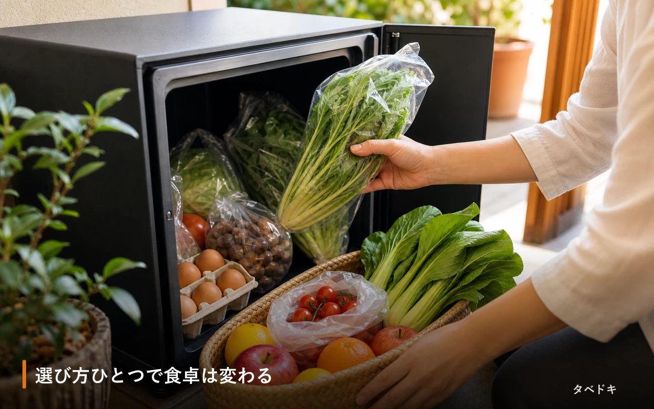 選び方ひとつで食卓は変わる
