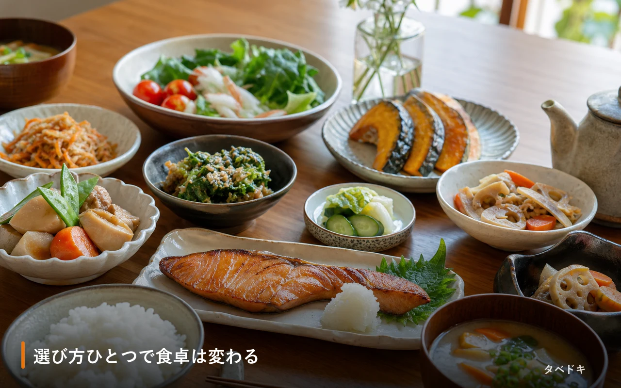 選び方ひとつで食卓は変わる