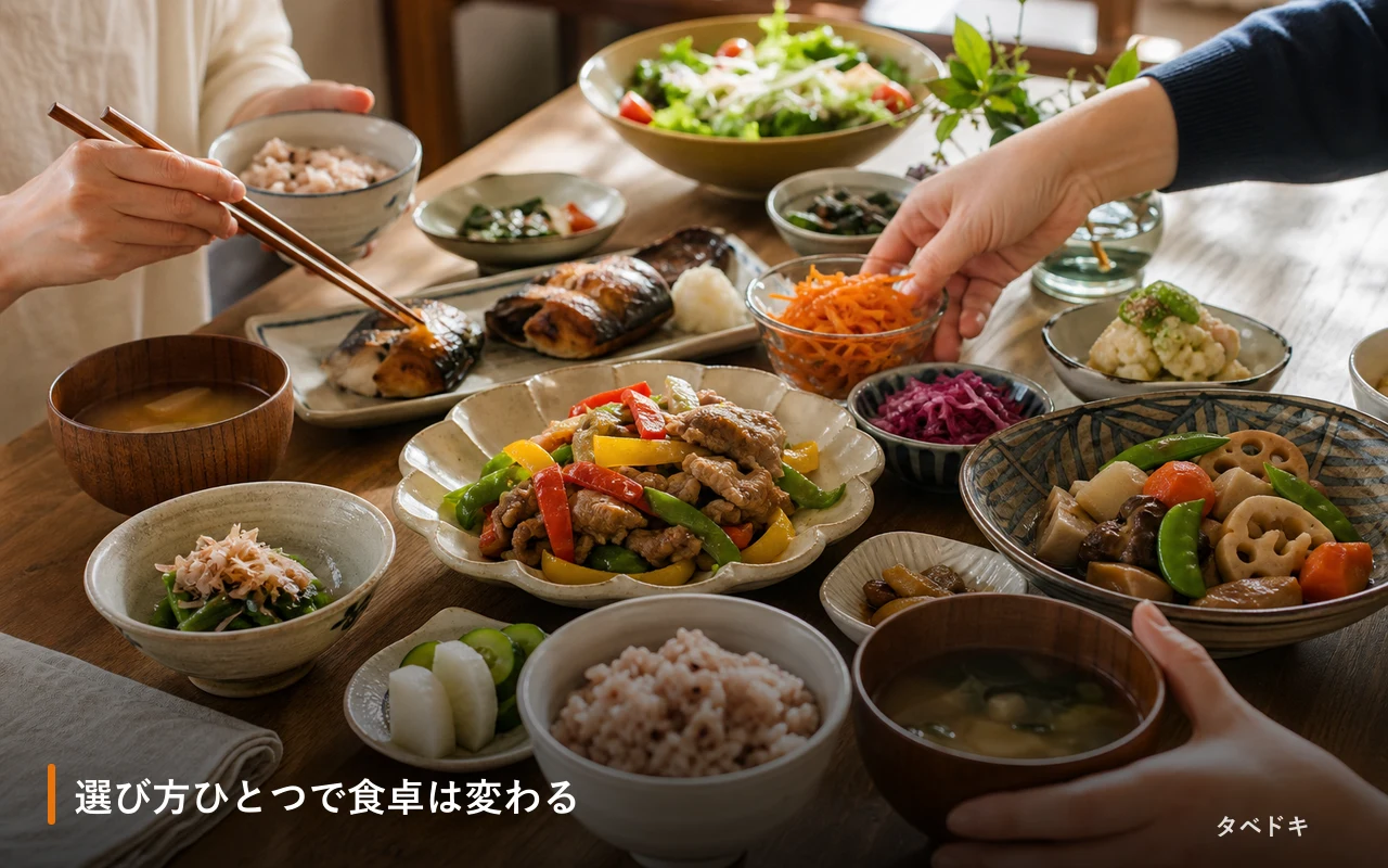 選び方ひとつで食卓は変わる