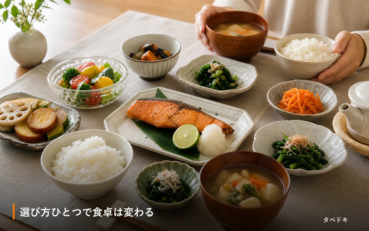 選び方ひとつで食卓は変わる