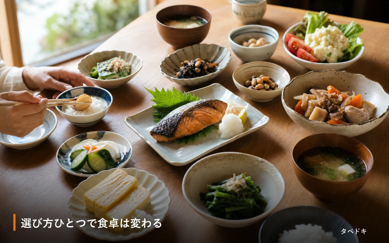 選び方ひとつで食卓は変わる
