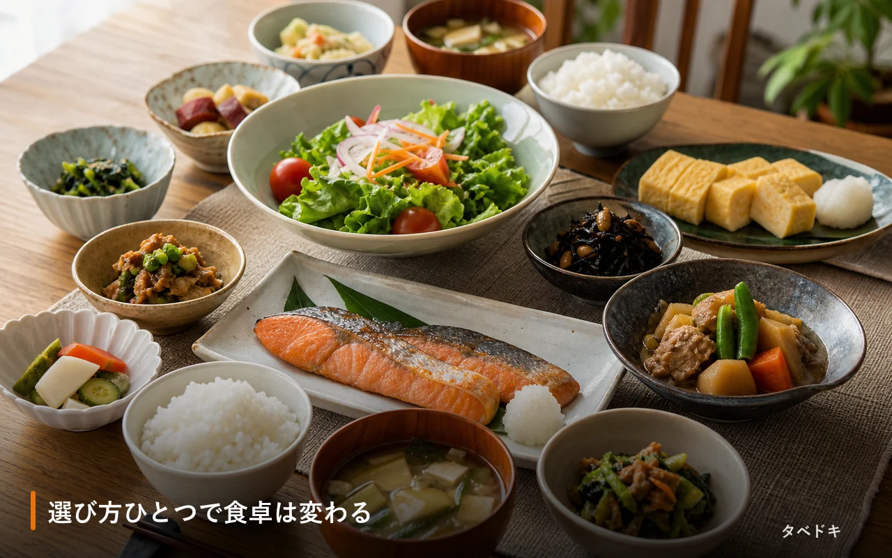選び方ひとつで食卓は変わる