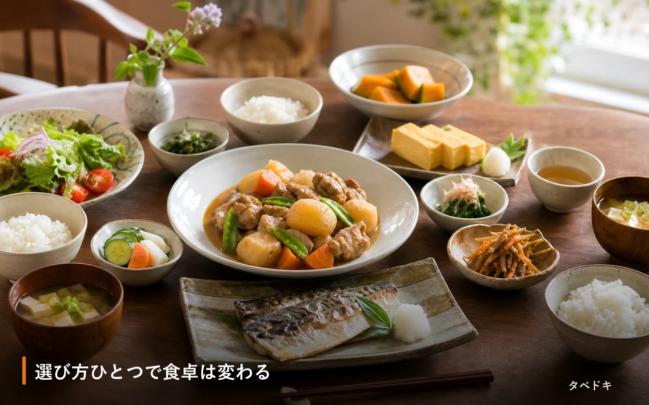 選び方ひとつで食卓は変わる