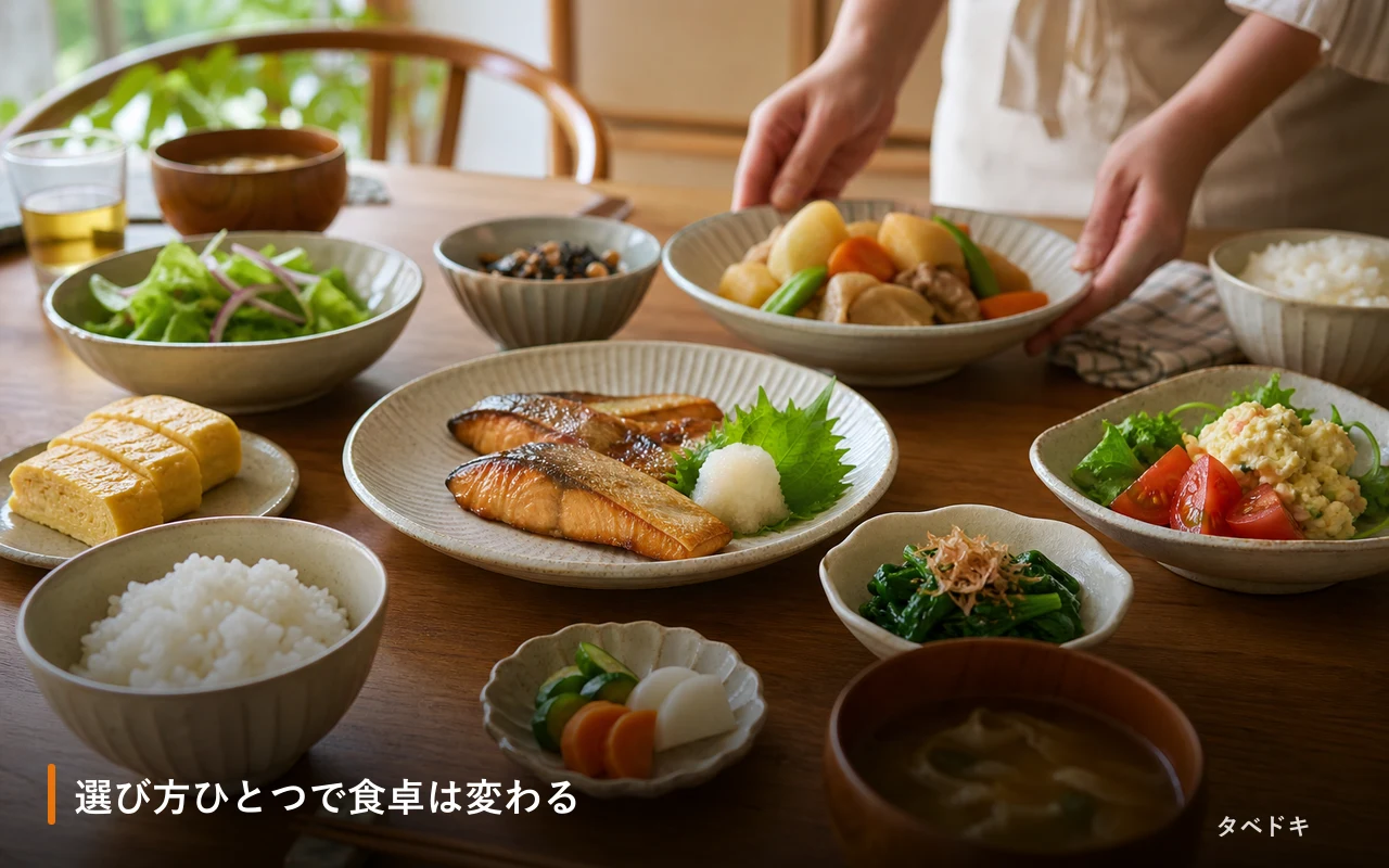 選び方ひとつで食卓は変わる