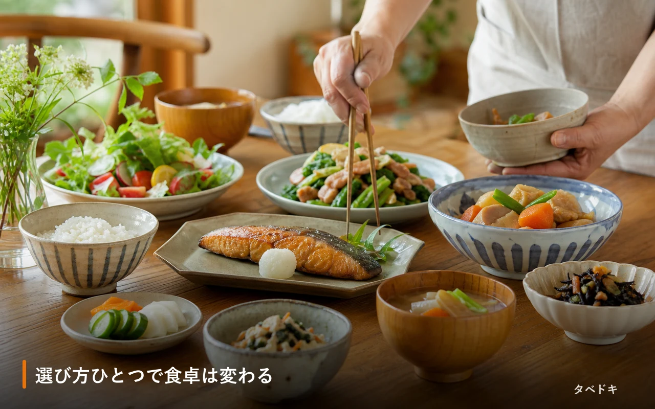 選び方ひとつで食卓は変わる