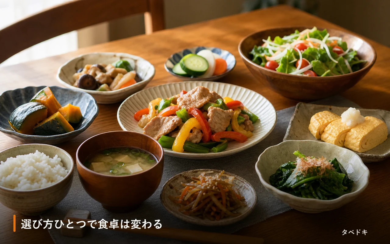 選び方ひとつで食卓は変わる