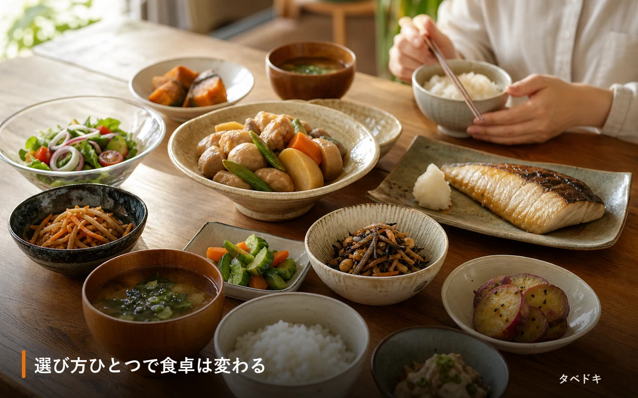 選び方ひとつで食卓は変わる