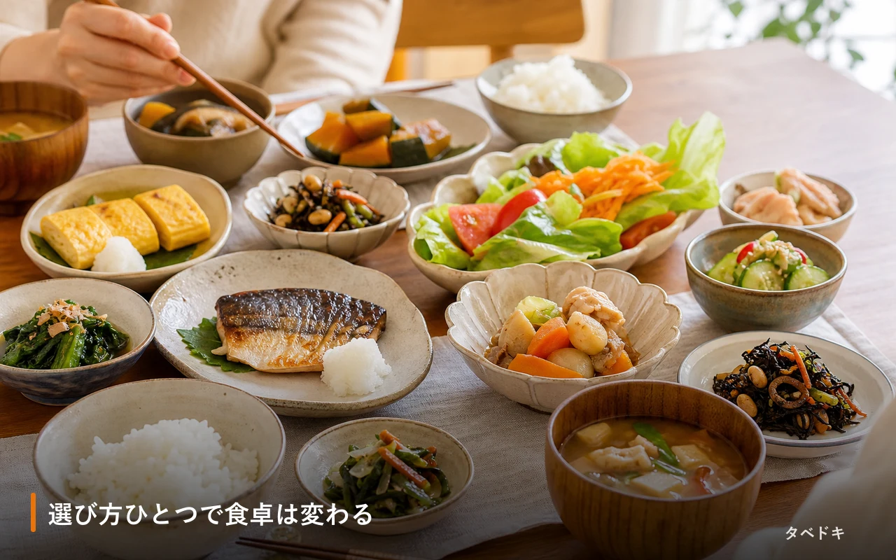 選び方ひとつで食卓は変わる