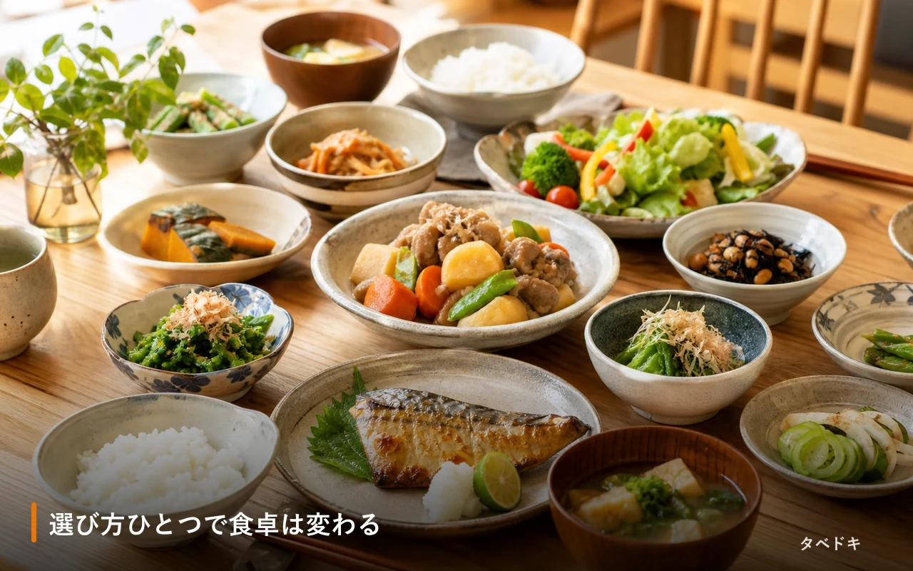 選び方ひとつで食卓は変わる