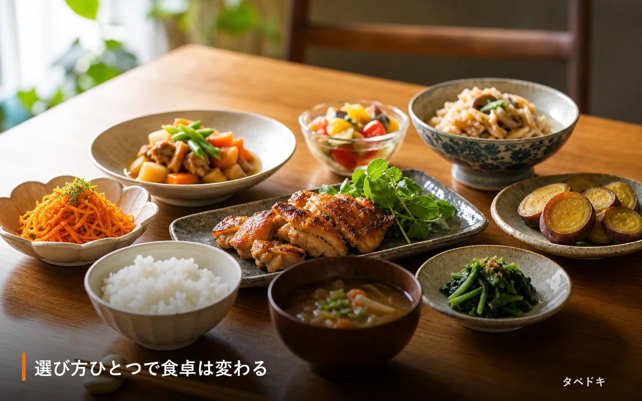 選び方ひとつで食卓は変わる