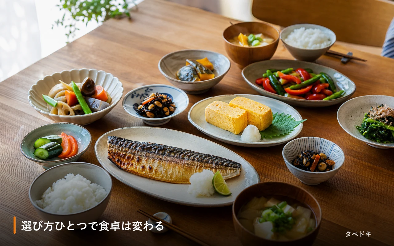 選び方ひとつで食卓は変わる