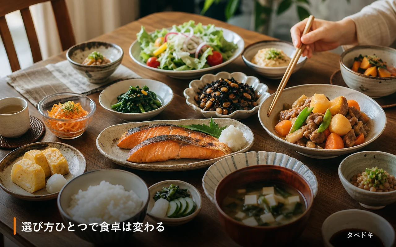 選び方ひとつで食卓は変わる