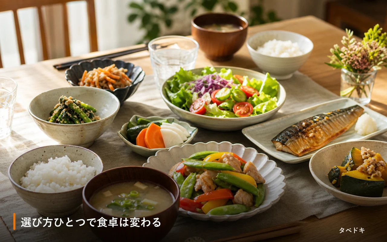 選び方ひとつで食卓は変わる