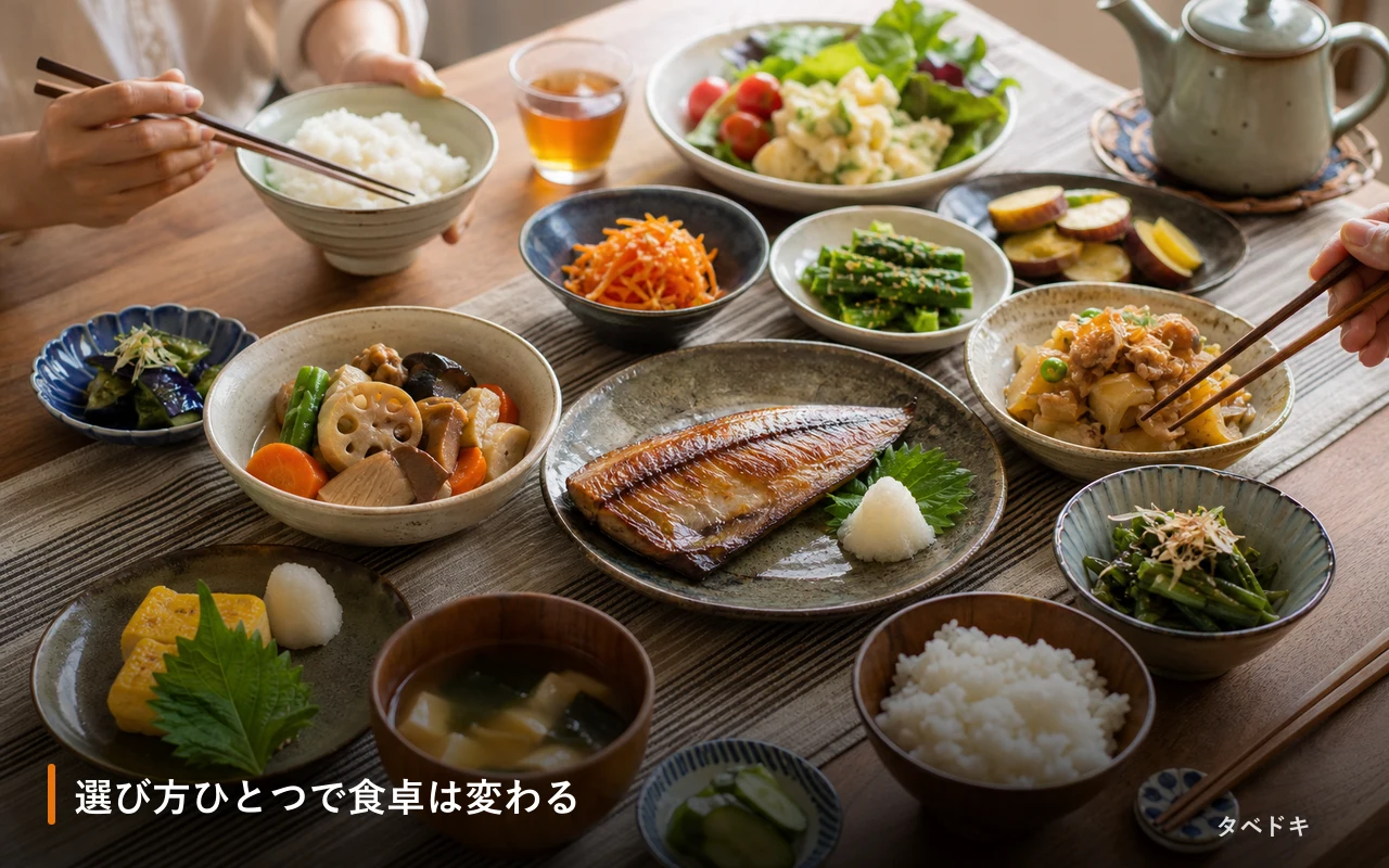 選び方ひとつで食卓は変わる
