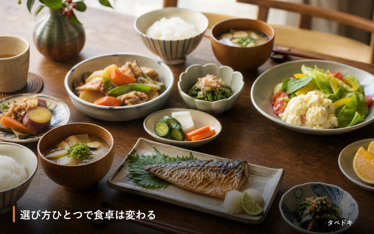 選び方ひとつで食卓は変わる