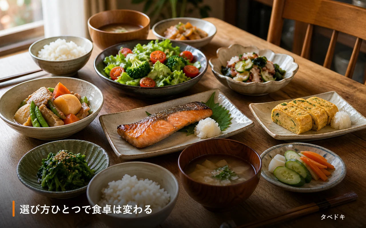 選び方ひとつで食卓は変わる